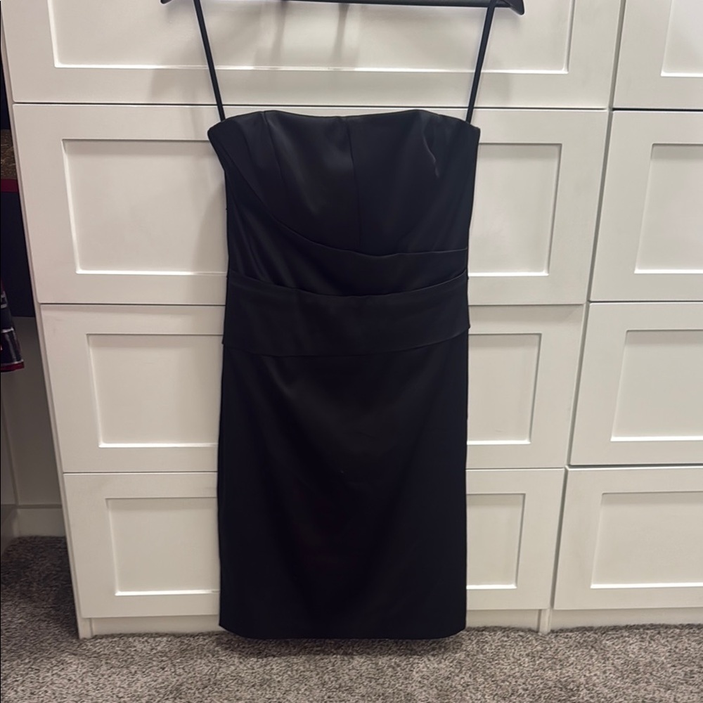 White House Black Market Black, Strapless Cocktail Dress - STUNNING!